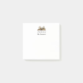 Bloco De Notas Livro da mesa do professor