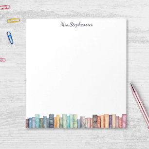 Bloco De Notas Livro de Aquarela Amante Colorido Bordas de Livros