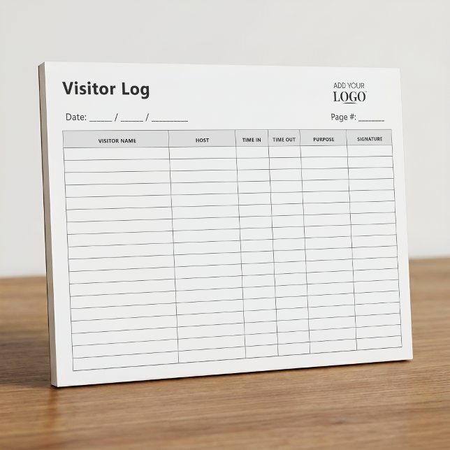 Bloco De Notas Livro de Registro de Visitantes Empresariais | Blo (Criador carregado)