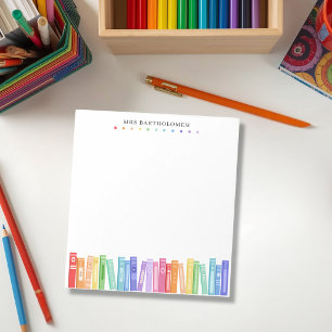 Bloco De Notas Livros de Cores do Arco-íris Personalizados para P