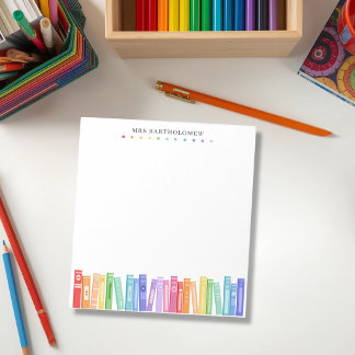Bloco De Notas Livros de Cores do Arco-íris Personalizados para P