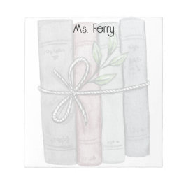 Bloco De Notas Livros de professores personalizados ligados a fio