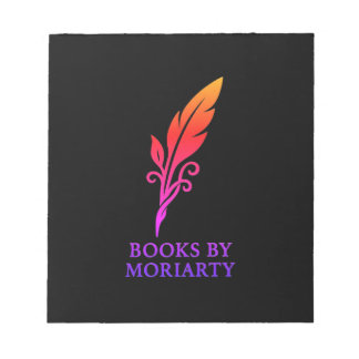 Bloco De Notas Livros por Moriarty note pad ombre