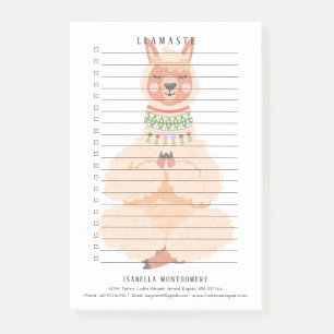 Bloco De Notas Llamaste Funny Llama Personalizado