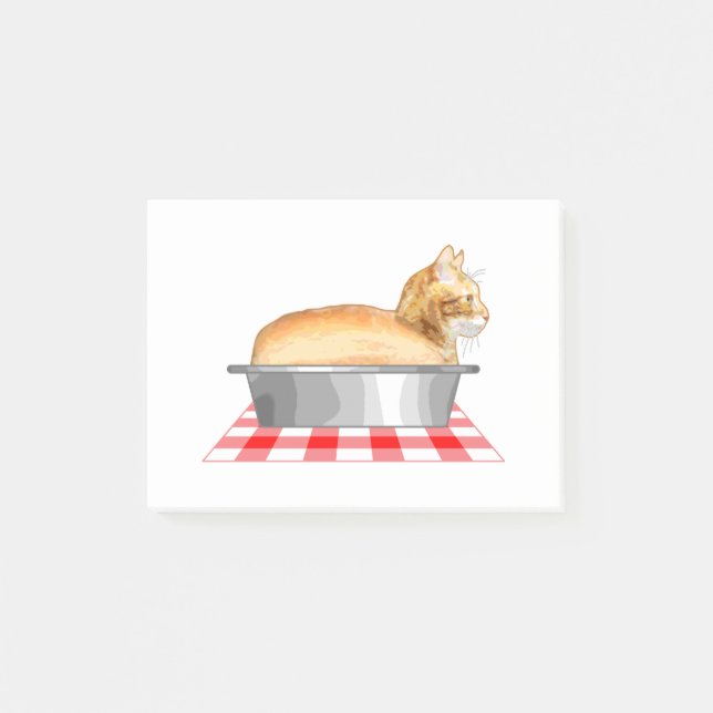 Bloco De Notas Loaf of Cat Pan (Frente)
