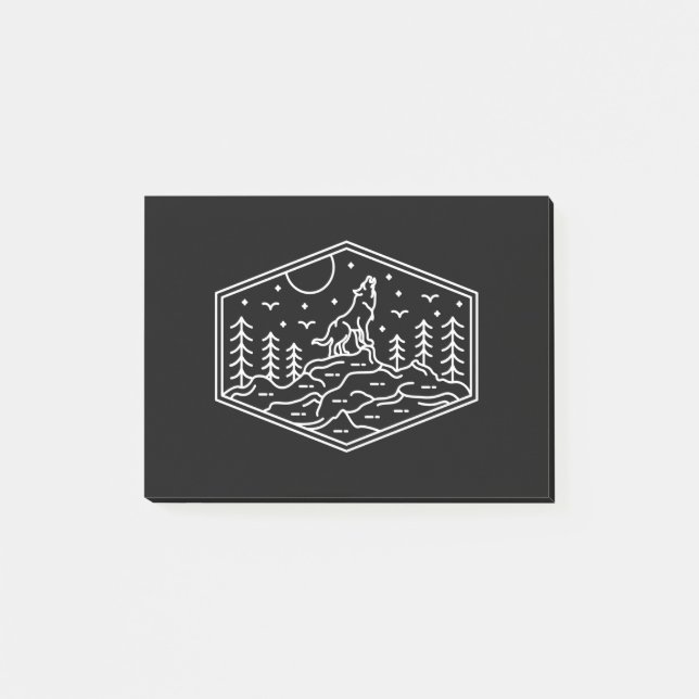 Bloco De Notas Lobo 3 da Lua (Frente)