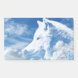 Bloco De Notas Lobo de Nuvem