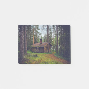 Bloco De Notas Login Cabine Casa residencial Finlândia Paisagem