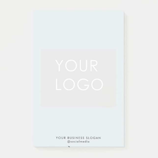 Bloco De Notas Logotipo comercial da empresa profissional moderna (Frente)