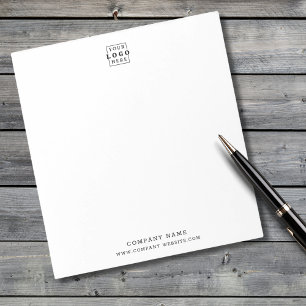 Bloco De Notas Logotipo comercial personalizado Nome da empresa P