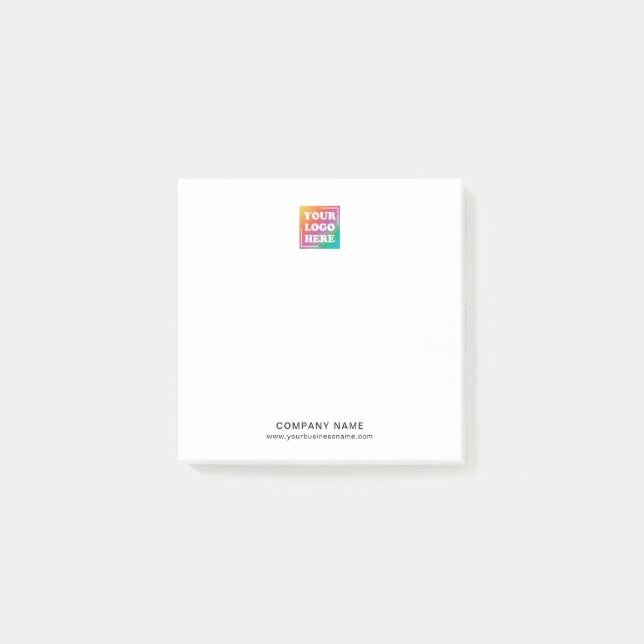 Bloco De Notas Logotipo comercial personalizado, promoção do site (Frente)