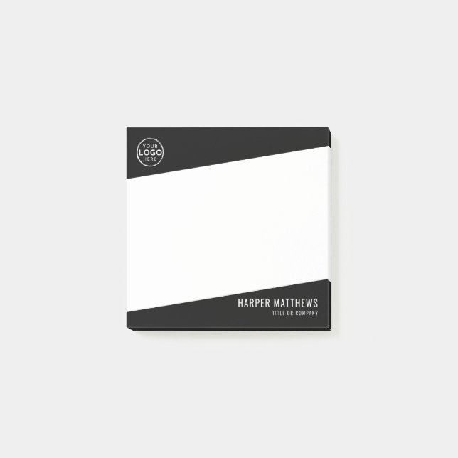 Bloco De Notas Logotipo Comercial Profissional (Frente)