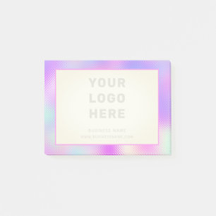 Bloco De Notas Logotipo de empresa giro aqui com marca