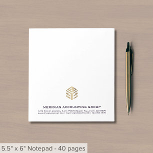 Bloco De Notas Logotipo de empresa para notebook personalizado