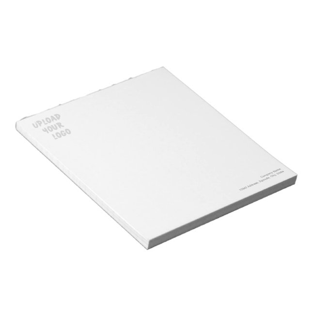Bloco De Notas Logotipo de Marca D'água Personalizado (Inclinado)
