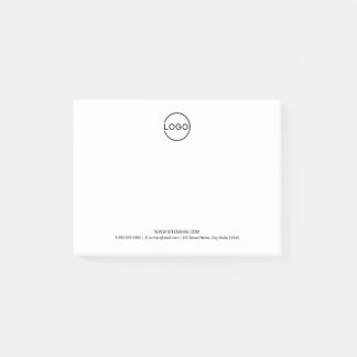 Bloco De Notas Logotipo de Negócios Personalizado com Texto Perso