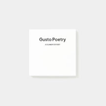 Logotipo de poesia Gusto