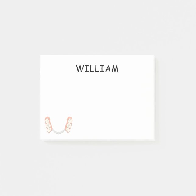 Bloco De Notas Logotipo Dentista (Frente)