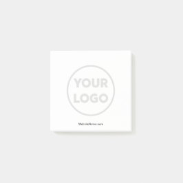 Bloco De Notas Logotipo e texto comerciais desbotados personaliza