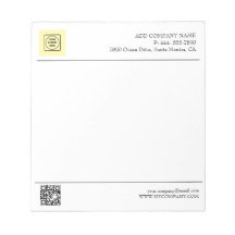 Logotipo Empresarial Moderno Código QR Preto Branc