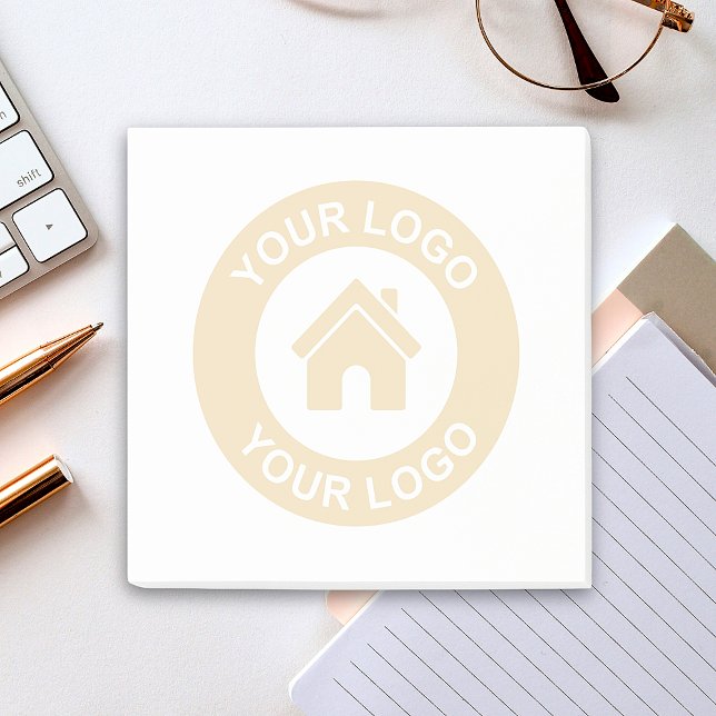 Bloco De Notas Logotipo Empresarial Personalizado (Criador carregado)