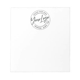 Bloco De Notas Logotipo Personalizado