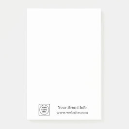 Bloco De Notas Logotipo personalizado | Marca corporativa minimal