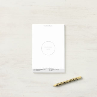 Bloco De Notas Logotipo personalizado minimalista