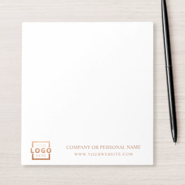 Bloco De Notas Logotipo personalizado Oferta de Promocional da em (This custom logo notepad is a great way to advertise your company.)