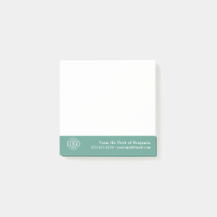 Bloco De Notas Logotipo Simples Moderno Personalizado de Escritór