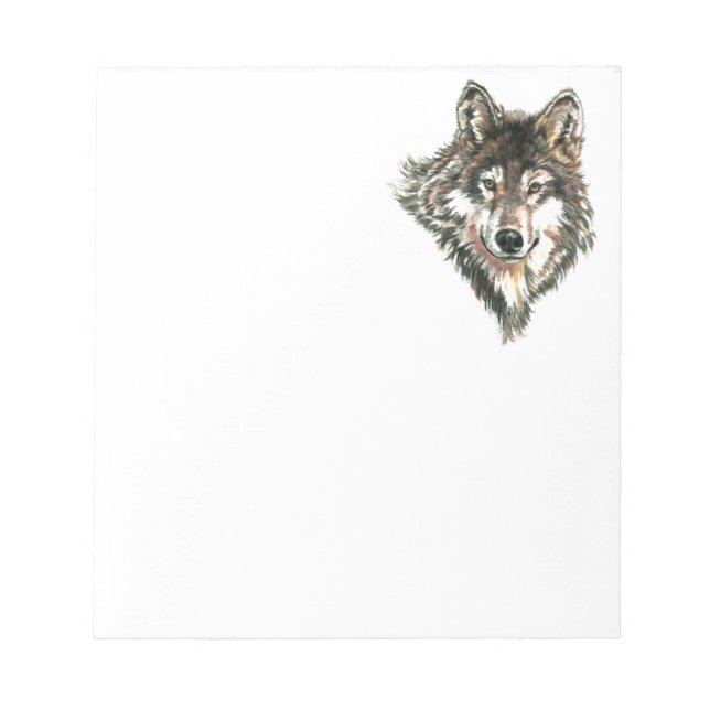 Bloco De Notas Logótipo Wolf Head (Frente)