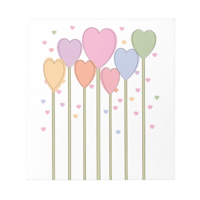 Bloco De Notas Lolipps Whimsical Heart (Frente)