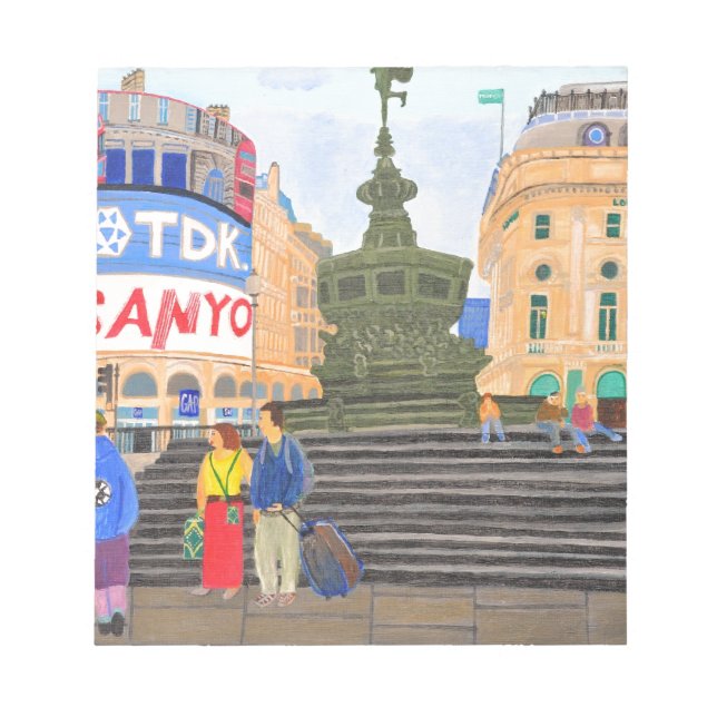 Bloco De Notas Londres, Piccadilly Circus (Frente)