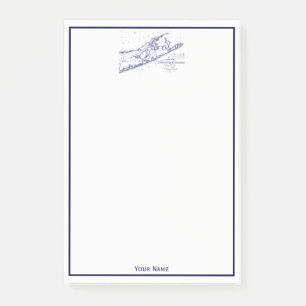 Bloco De Notas Long Island - O Mapa De Hamptons