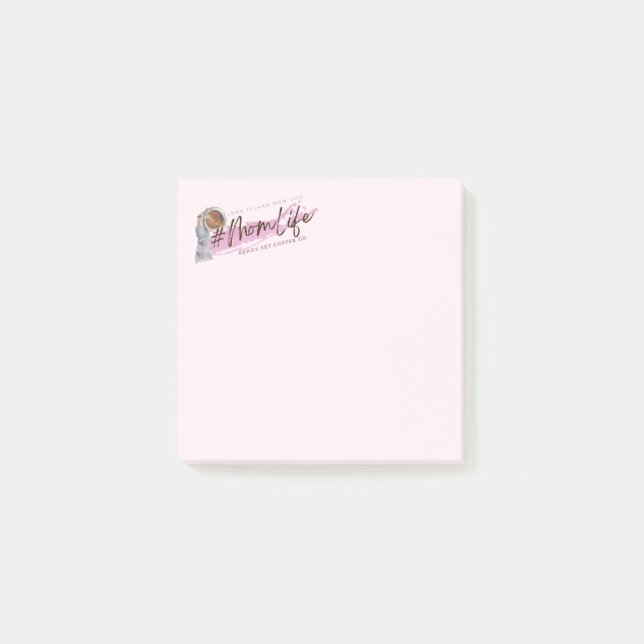 Bloco De Notas Longa Ilha Mãe Vida Café Poste Notas (Frente)