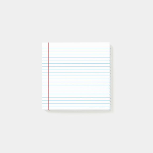 Bloco De Notas Loose Leaf Paper Sticky Notes (Frente)