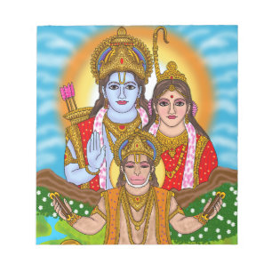 Bloco De Notas Lord Hanuman Notepad