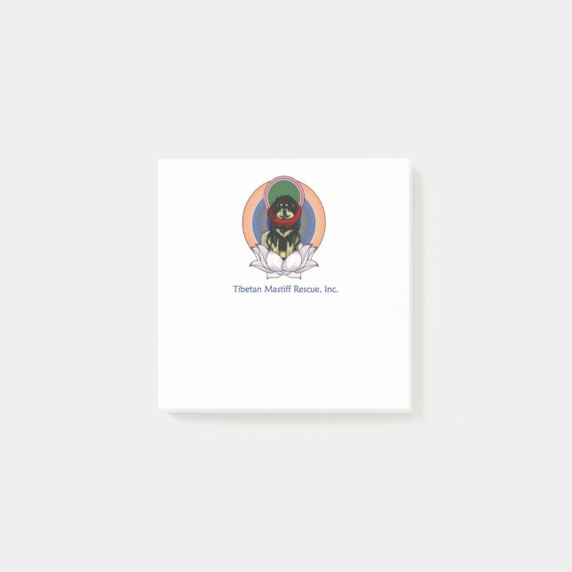 Bloco De Notas Lotus Flower Posta-it Notas 3" x 3" (Frente)