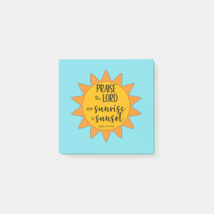 Bloco De Notas Louvor ao Senhor Sol
