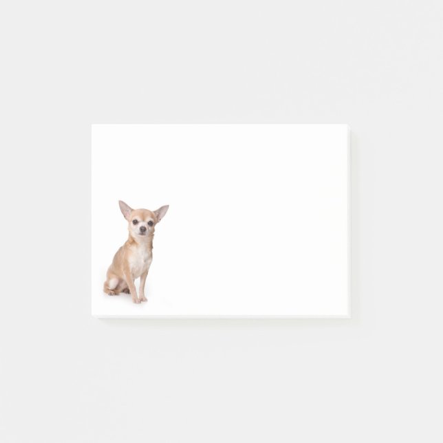 Bloco De Notas Love Chihuahua Puppy Dog Posta IT Sticky Notes (Frente)