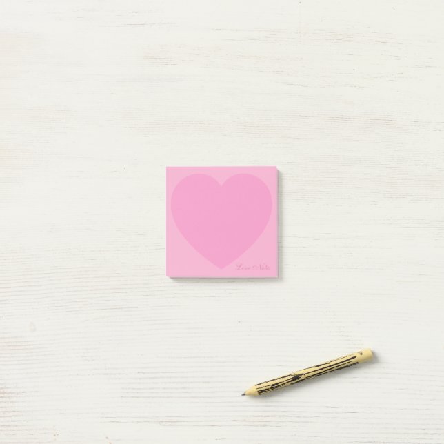 Bloco De Notas Love Notes Post-it (Na mesa)