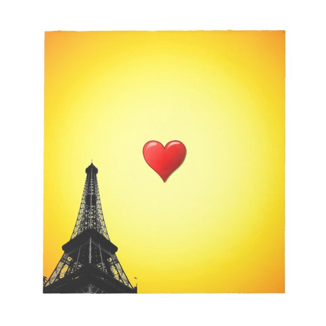 Bloco De Notas Love Paris Notepad (Frente)