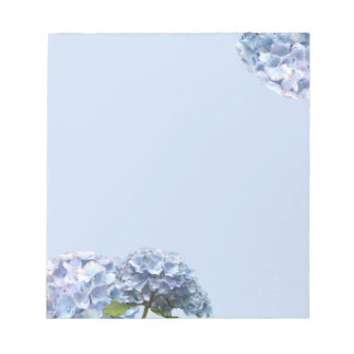 Bloco de Notas Lovely Blue Hydrangeas