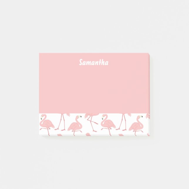 Bloco De Notas Lovely Flamingos (Frente)