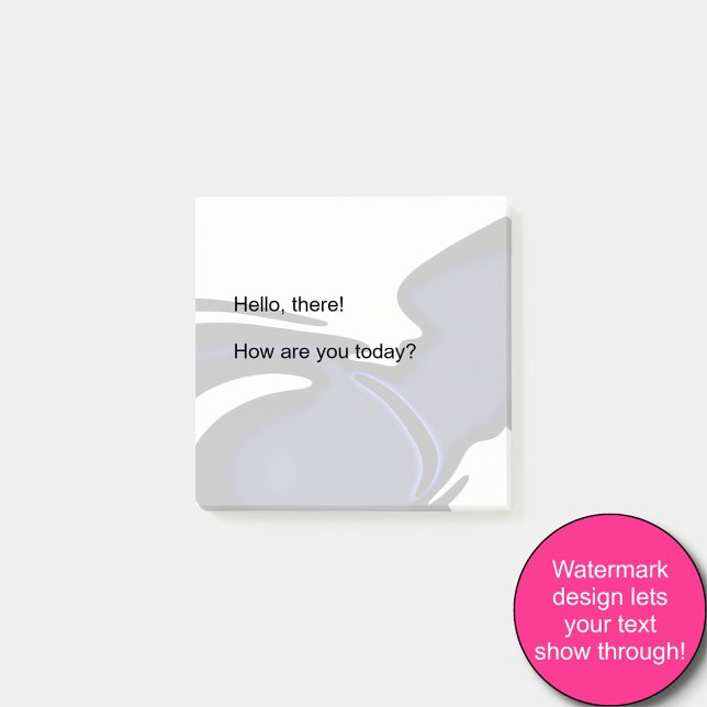 Bloco De Notas Lua azul: Abstrato azul, branco e preto (Criador carregado)