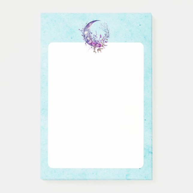 Bloco De Notas Lua Roxa (Frente)