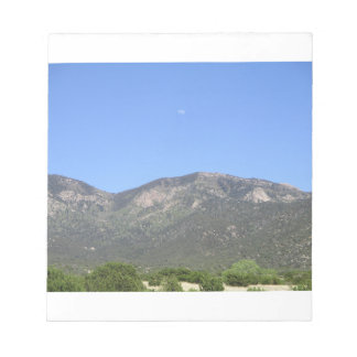 Bloco De Notas Lua Sobre Montanhas Sandia
