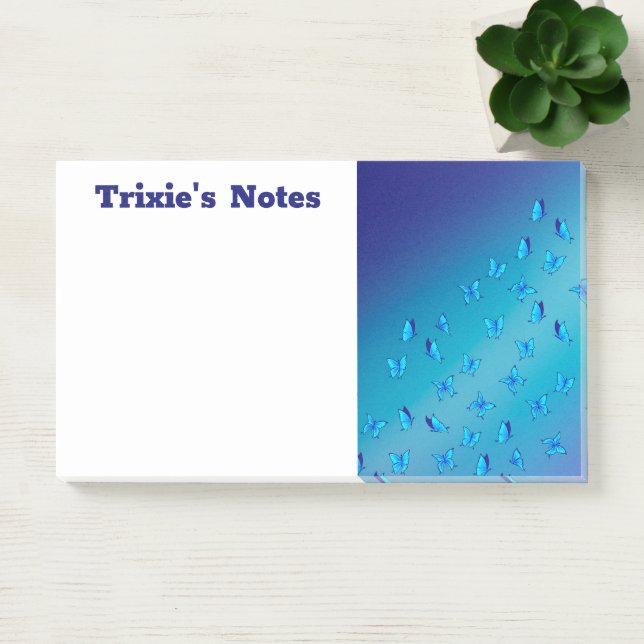 Bloco De Notas Luas verdes e abstrato (Escritótio)