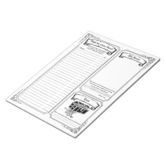 Bloco De Notas Lute contra o Vazio da Besta Chore