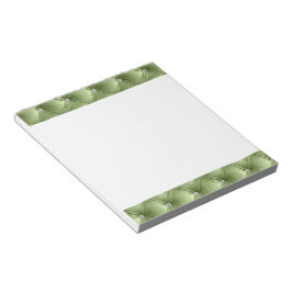 Bloco De Notas Luxury Glam Girly Sage Green Faux Velvet